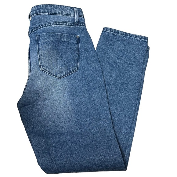 JustFab floral embroidered slim boyfriend size‎ 24 - Picture 2 of 8